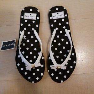 Kate Spade polka dot flip flop